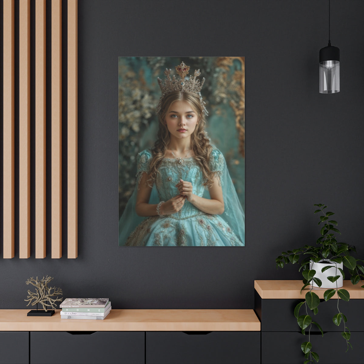 Royal Elegance Portrait | Personalized Gift with Your Photos