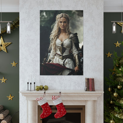 Epic Warrior Queen | Custom Portrait with Your Photos