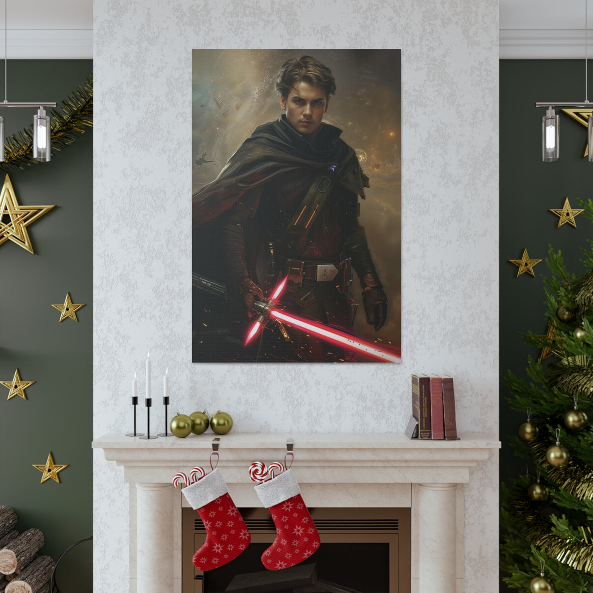Galactic Warrior Saga | Custom Portrait with Your Photos