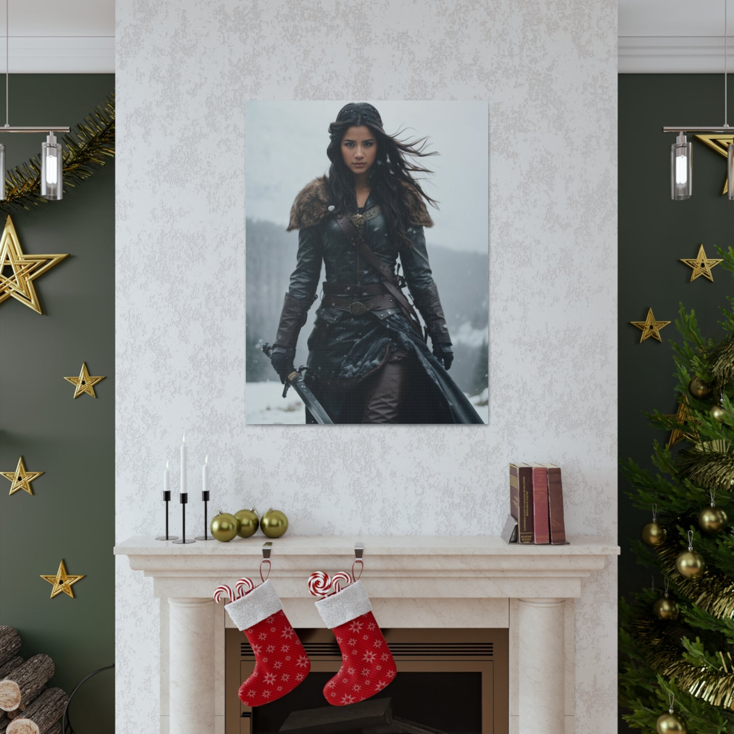 Winter Warrior | Custom Portrait with Your Photos