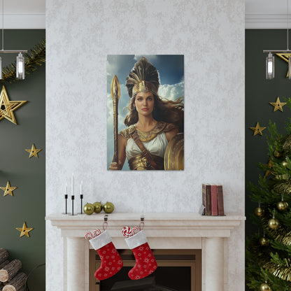 Warrior Goddess Portrait | Personalized Gift with Your Photos