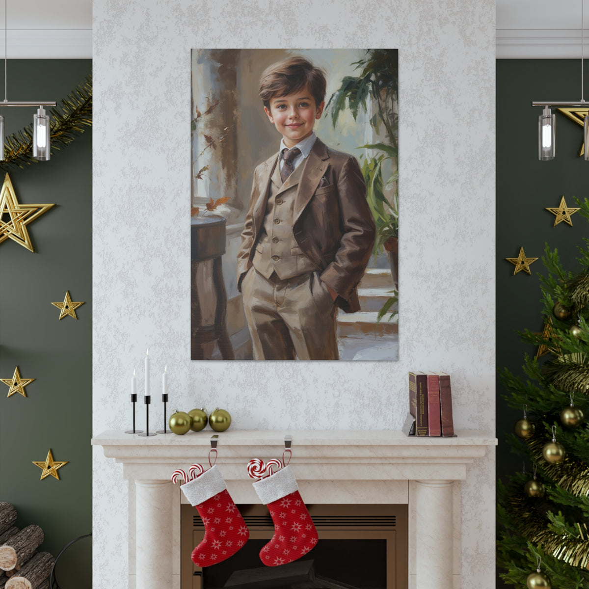 Dapper Child Portrait | Personalized Gift with Your Photos