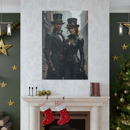 Steampunk Duo Art | Personalized Gift with Your Photos