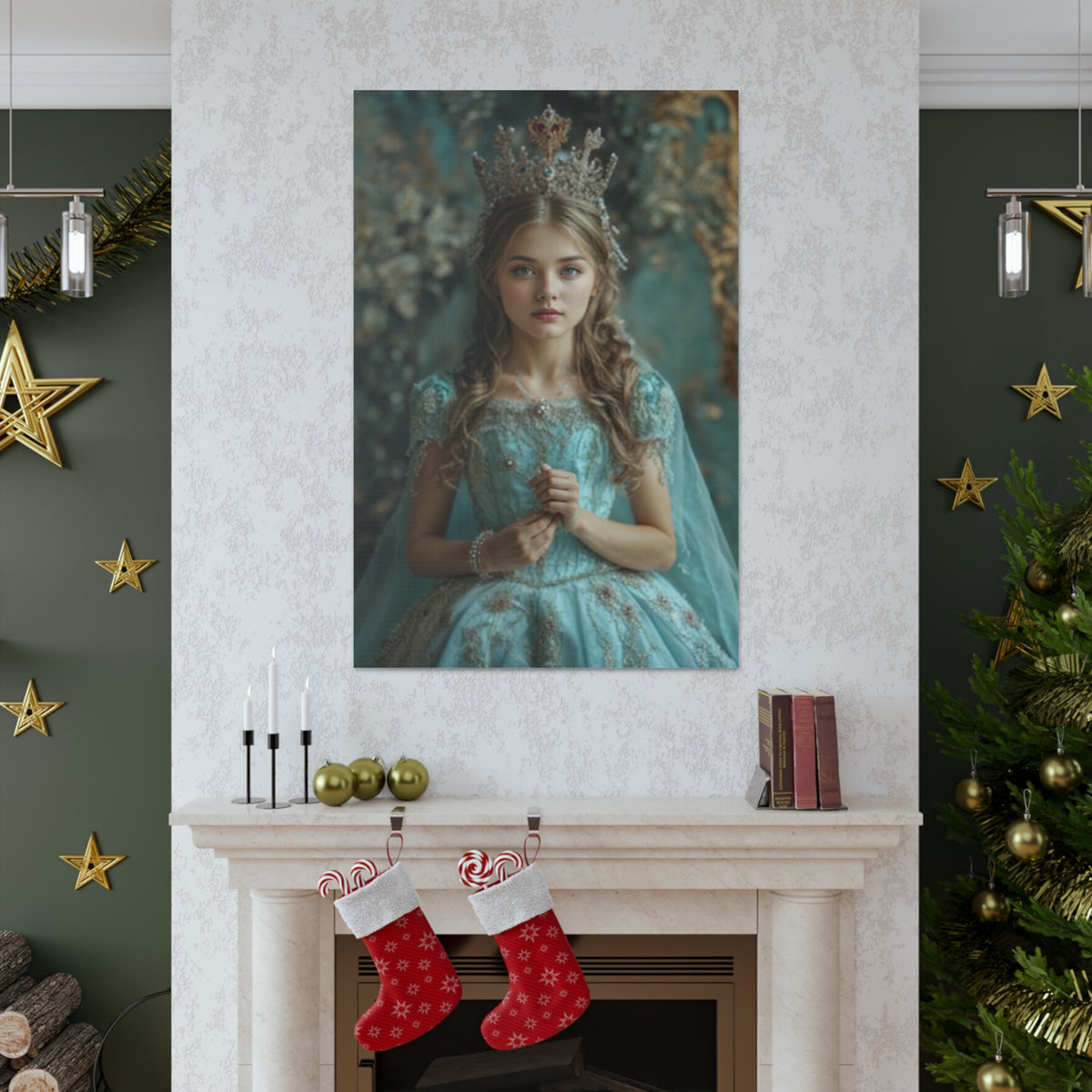 Royal Elegance Portrait | Personalized Gift with Your Photos