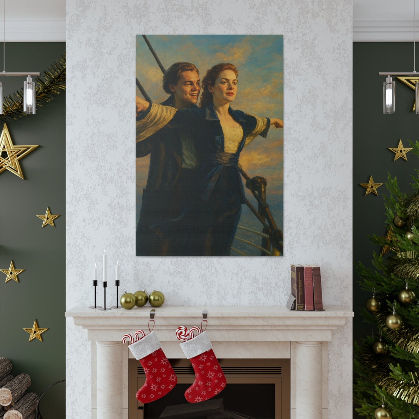 Titanic Couple Artwork | Personalized Gift with Your Photos