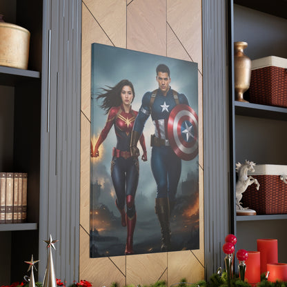 Heroic Duo Art | Custom Portrait with Your Photos