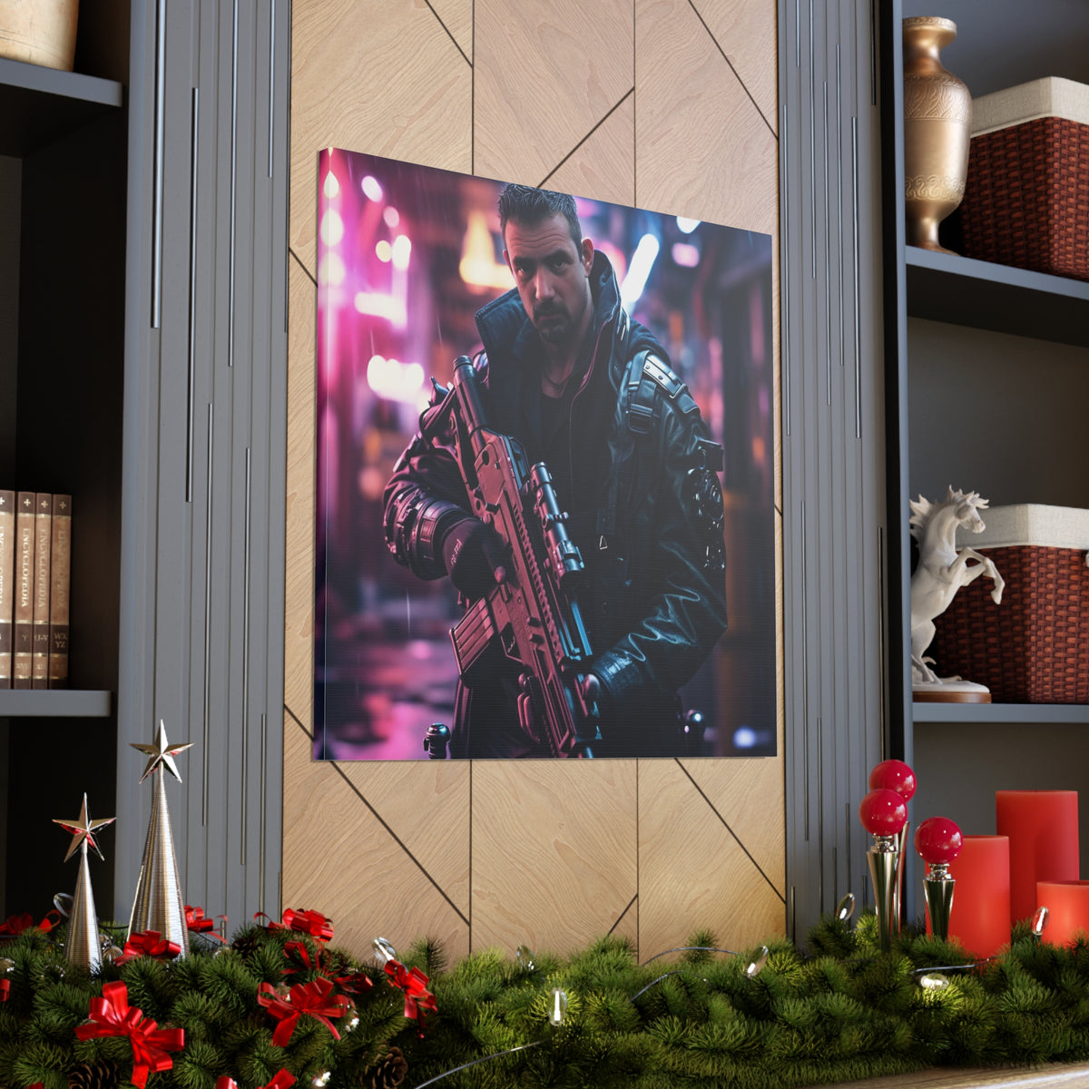 Cyberpunk Hero | Custom Portrait with Your Photos