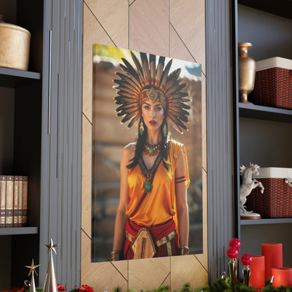 Aztec Warrior Princess | Custom Portrait with Your Photos