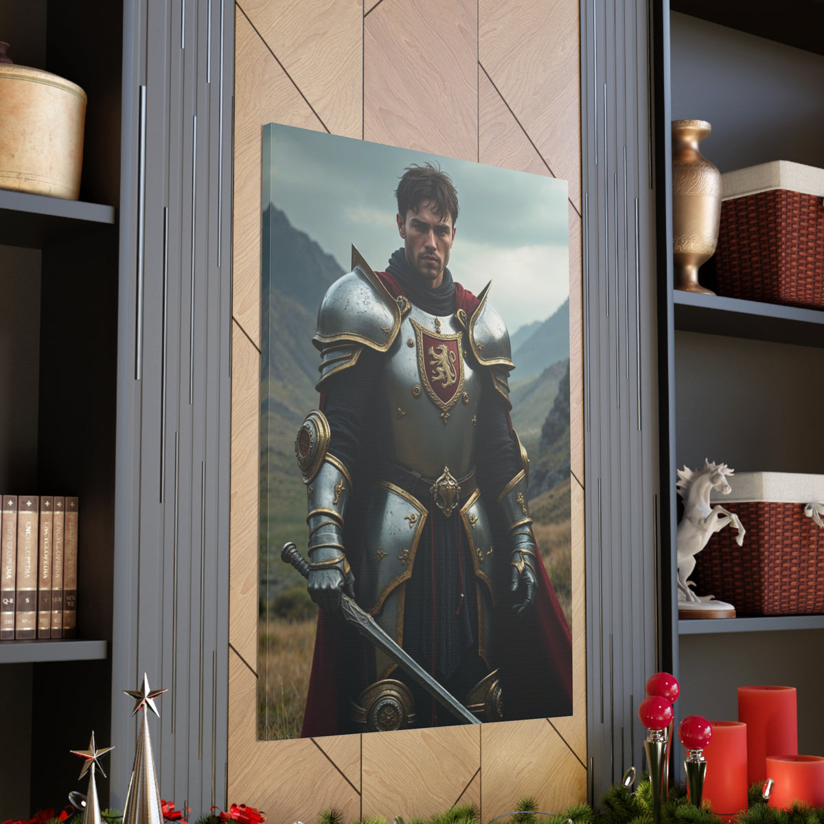 Epic Knight Portrait | Personalized Gift with Your Photos