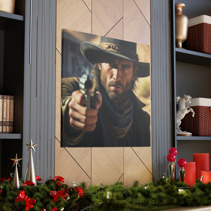 Western Legend Portrait | Personalized Gift with Your Photos