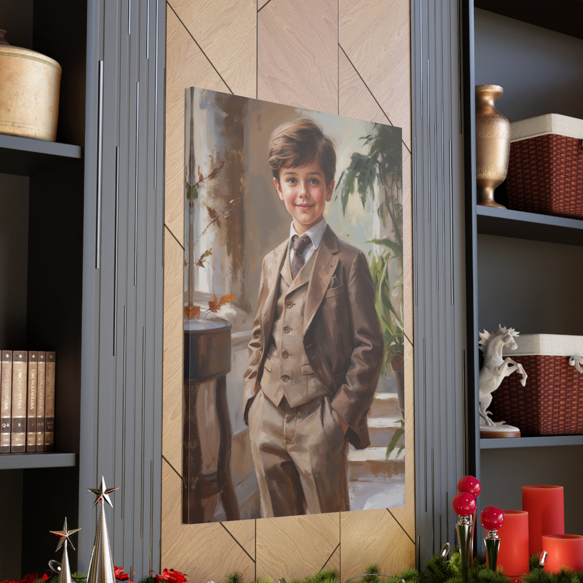 Dapper Child Portrait | Personalized Gift with Your Photos