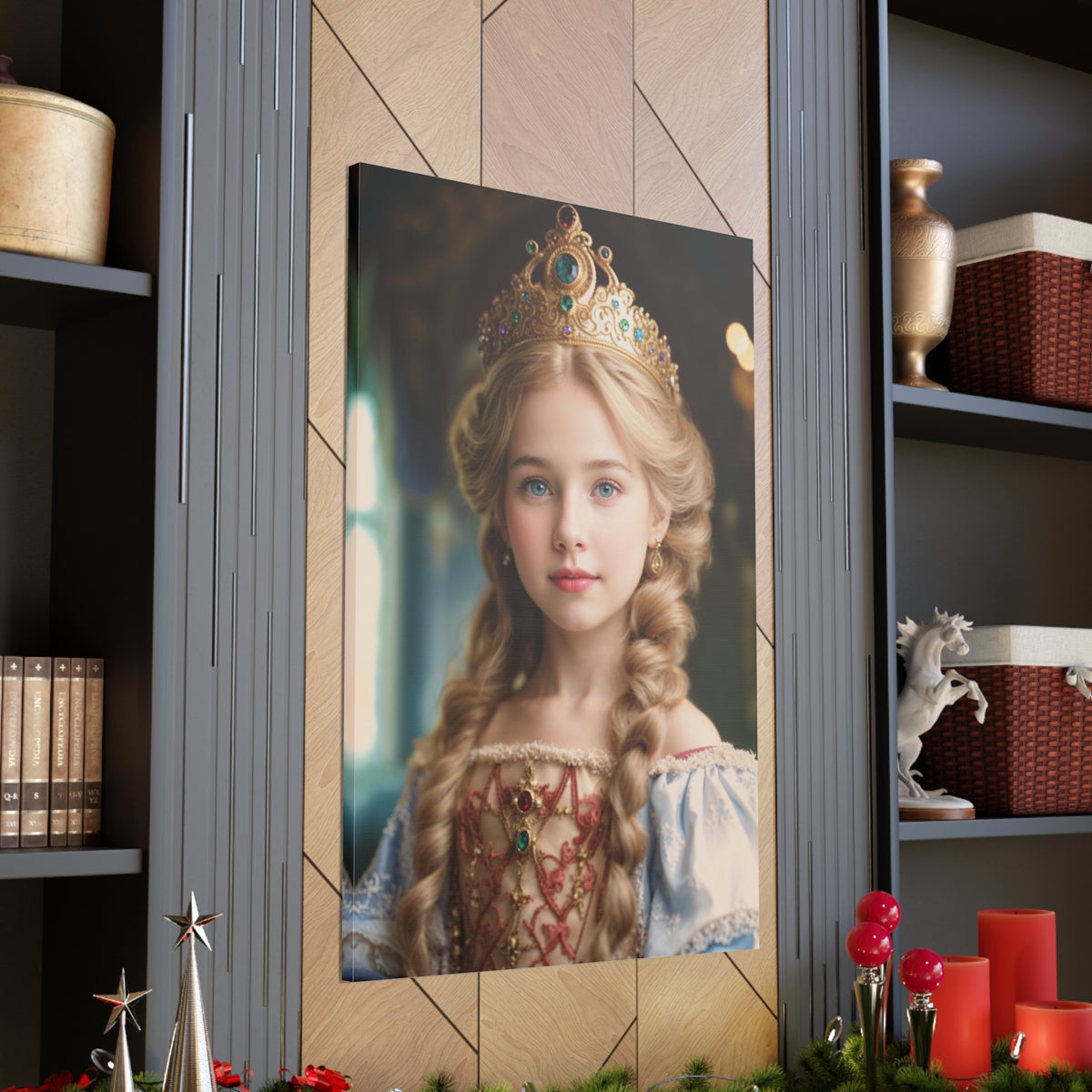 Elegant Royal Portrait | Personalized Gift with Your Photos