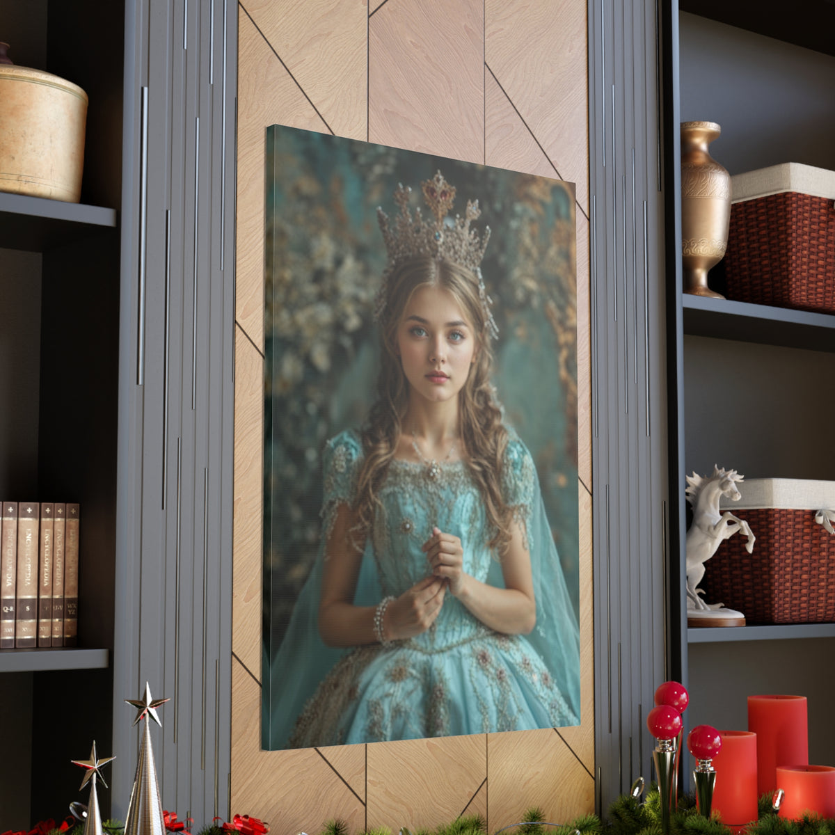 Royal Elegance Portrait | Personalized Gift with Your Photos