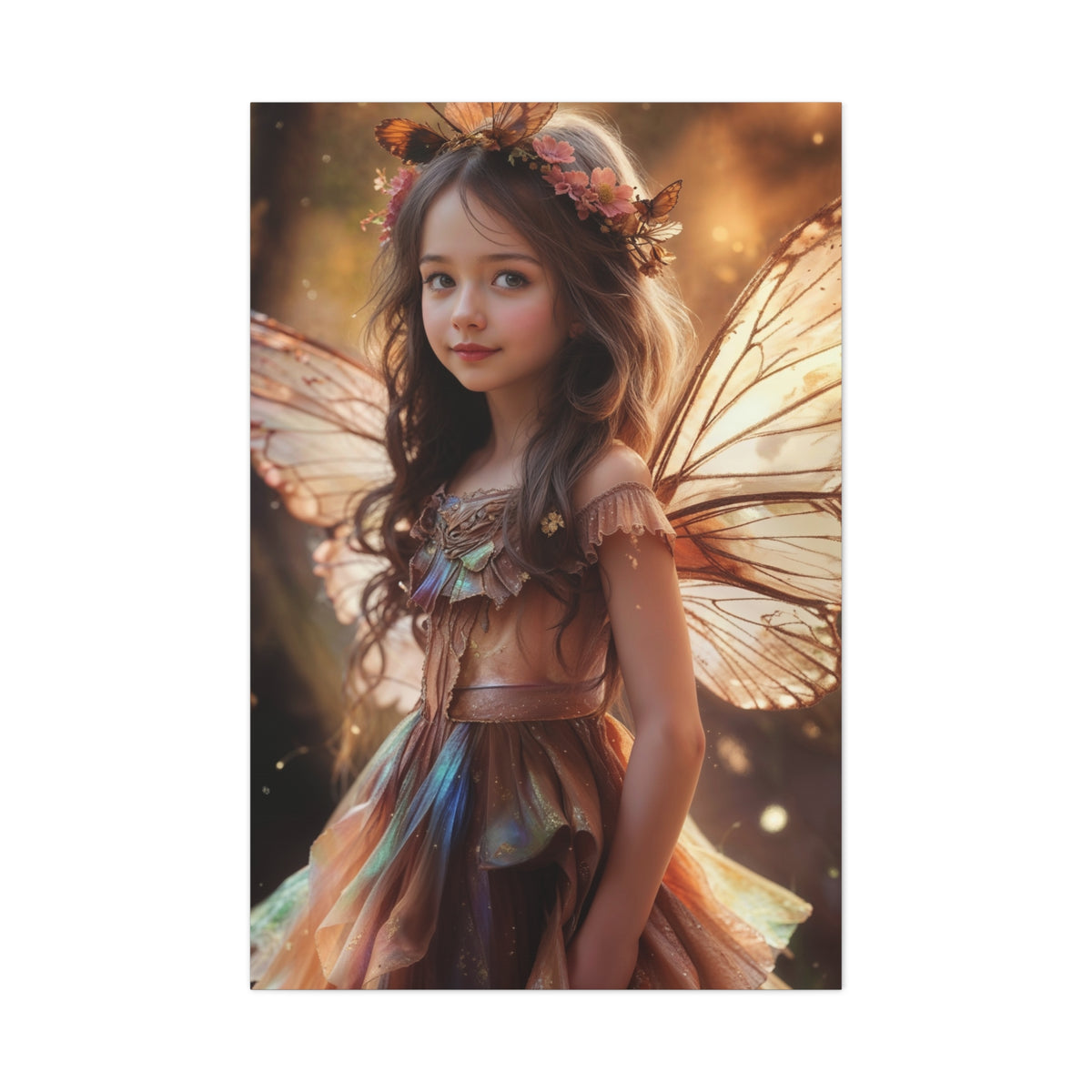 Custom portrait fantasy style, fairy theme for children