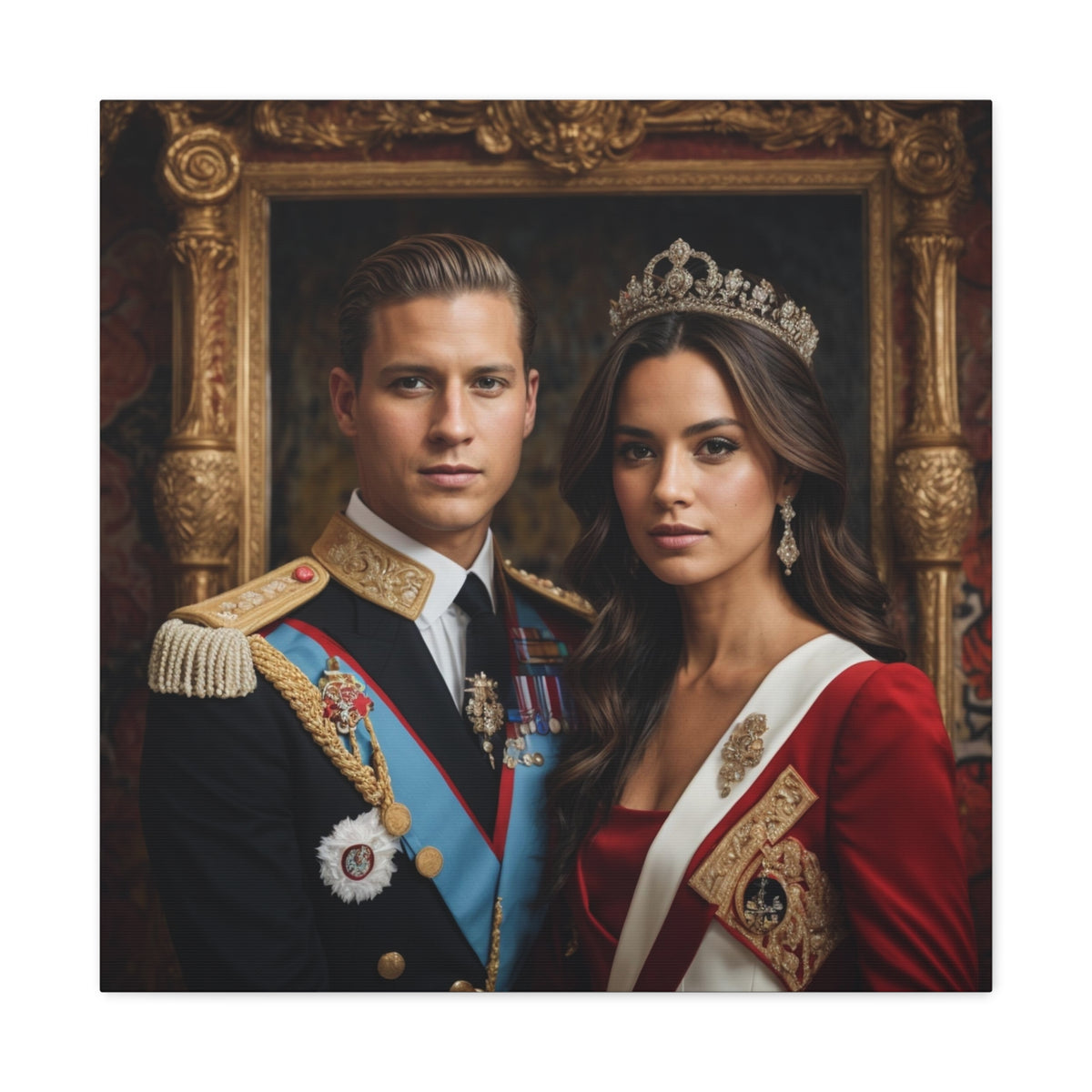 Royal Elegance | Custom Portrait with Your Photos