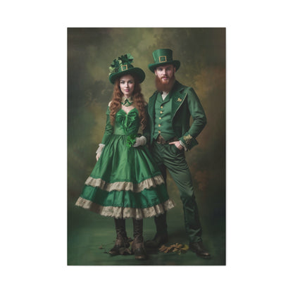 Saint Patrick’s Couple | Custom Portrait with Your Photos