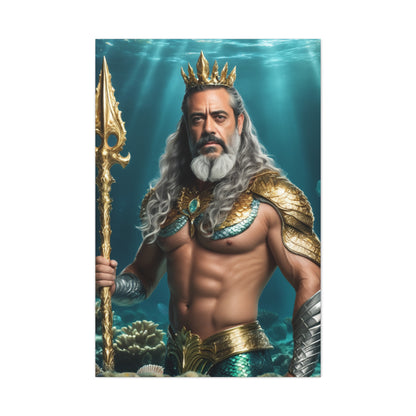 Regal Ocean King | Custom Portrait with Your Photos