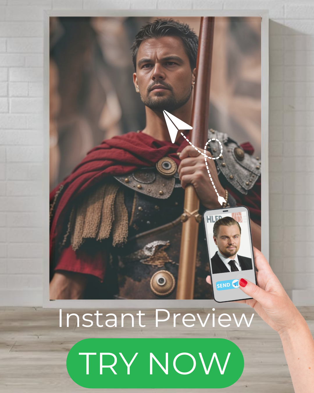 Turn Your Photo into a Legendary Warrior Portrait!
Upload your photo and get an instant preview of yourself transformed into a heroic warrior. Perfect for unique gifts, bold decor, or simply seeing yourself in epic style. Try it now – no waiting, no guessing!