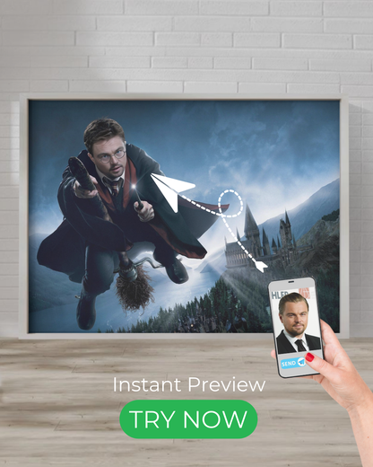 Custom portrait from photo, personalized artwork, instant preview, handcrafted digital painting, unique gift idea