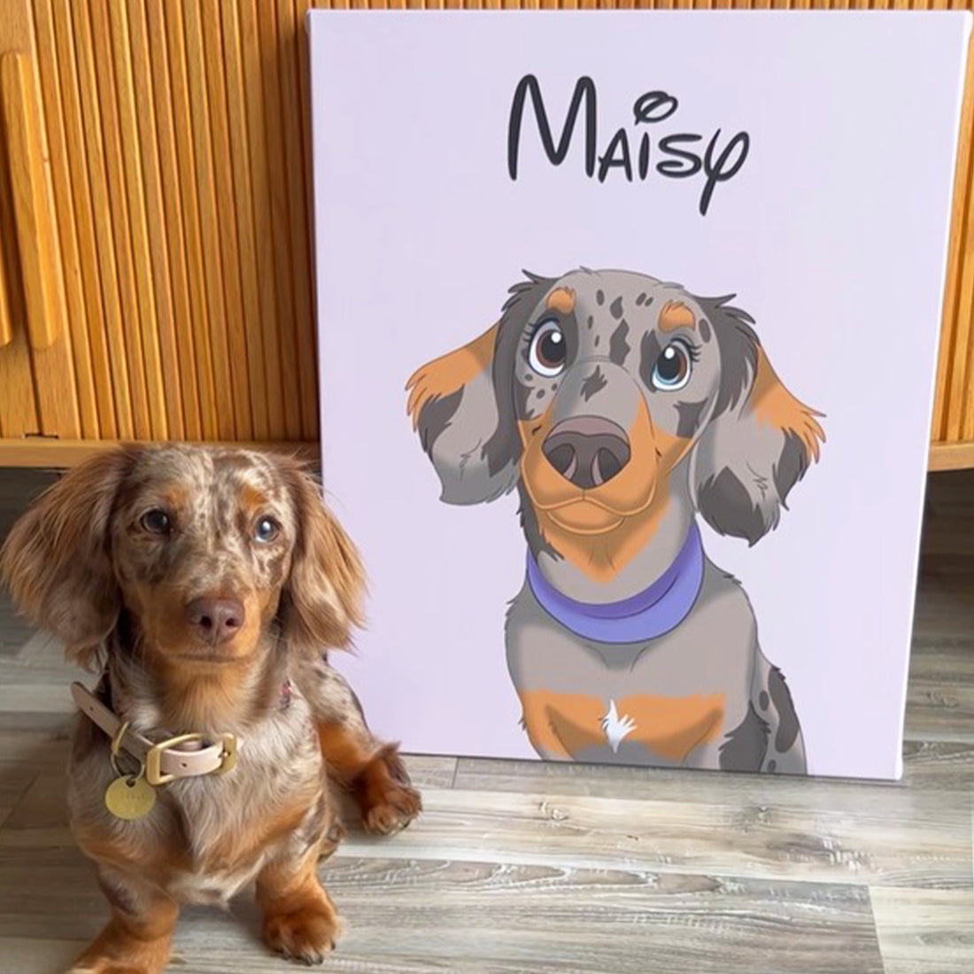 Cartoon Pet Portrait | Custom Pet Portrait