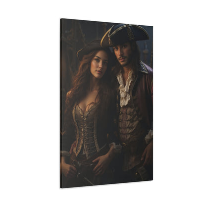 Pirate Couple | Custom Portrait with Your Photos