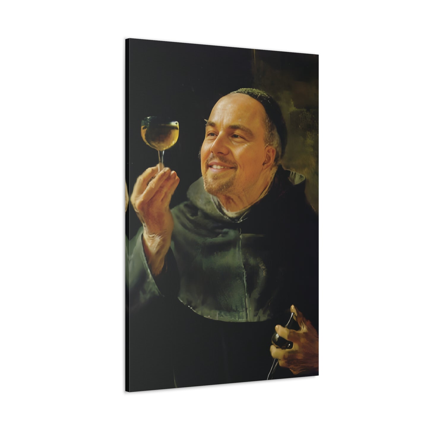 The Joyful Monk | Custom Portrait with Your Photos