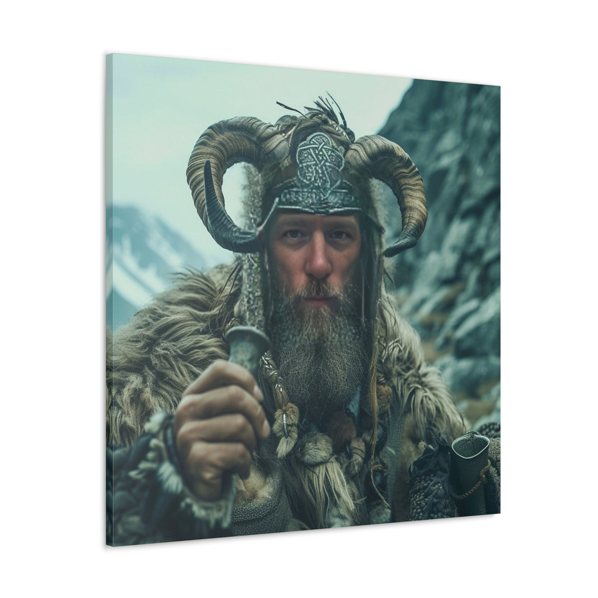Viking Warlord | Custom Portrait with Your Photos