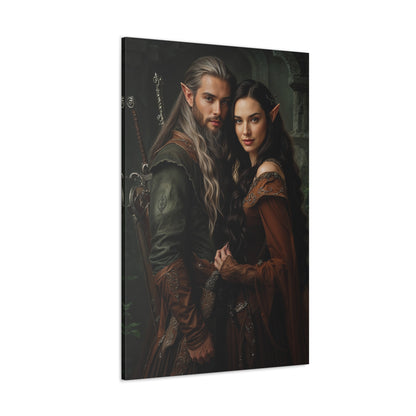 Elven Kingdom Love | Custom Portrait with Your Photos