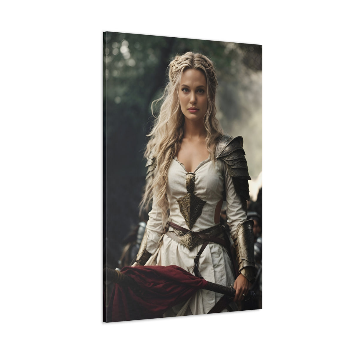 Epic Warrior Queen | Custom Portrait with Your Photos