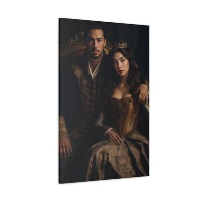 Royal Couple Renaissance | Custom Portrait with Your Photos