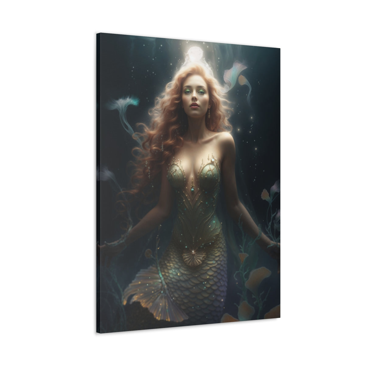 Mystic Mermaid Muse | Custom Portrait with Your Photos