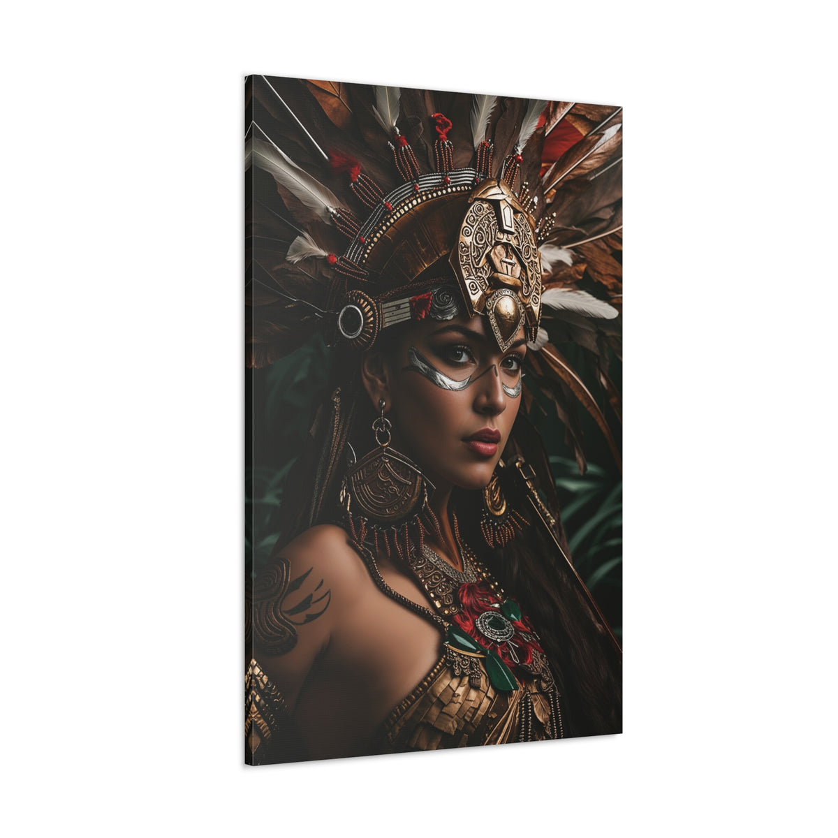 Ancient Warrior Queen | Custom Portrait with Your Photos