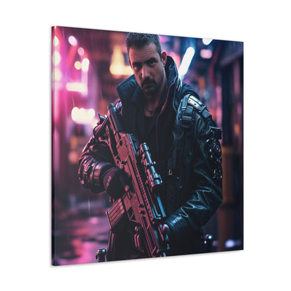 Cyberpunk Hero | Custom Portrait with Your Photos
