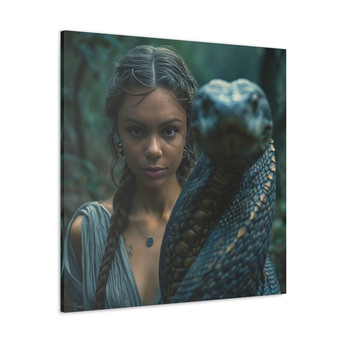 Enchantress of the Serpents | Custom Portrait with Your Photos