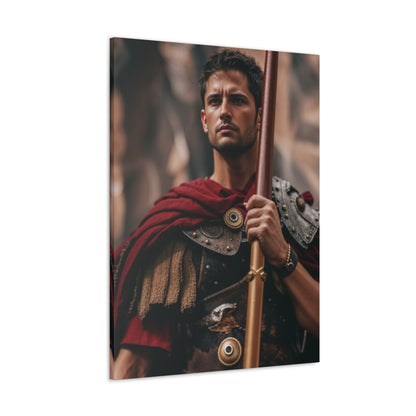Heroic Warrior Portrait | Personalized Gift with Your Photos