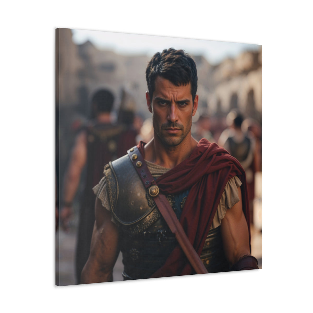 Roman Hero Tribute | Custom Portrait with Your Photos