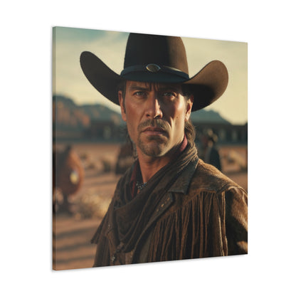 Cowboy Adventure Portrait | Personalized Gift with Your Photos