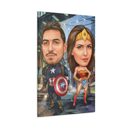 Superhero Caricature | Custom Portrait with Your Photos