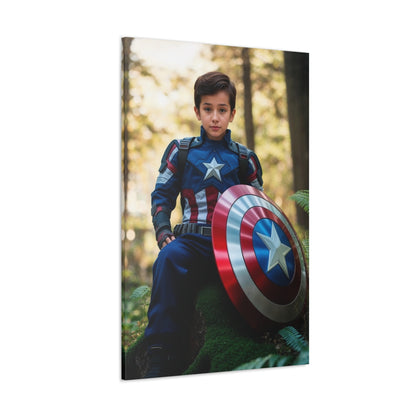 Heroic Shield Portrait | Personalized Gift with Your Photos