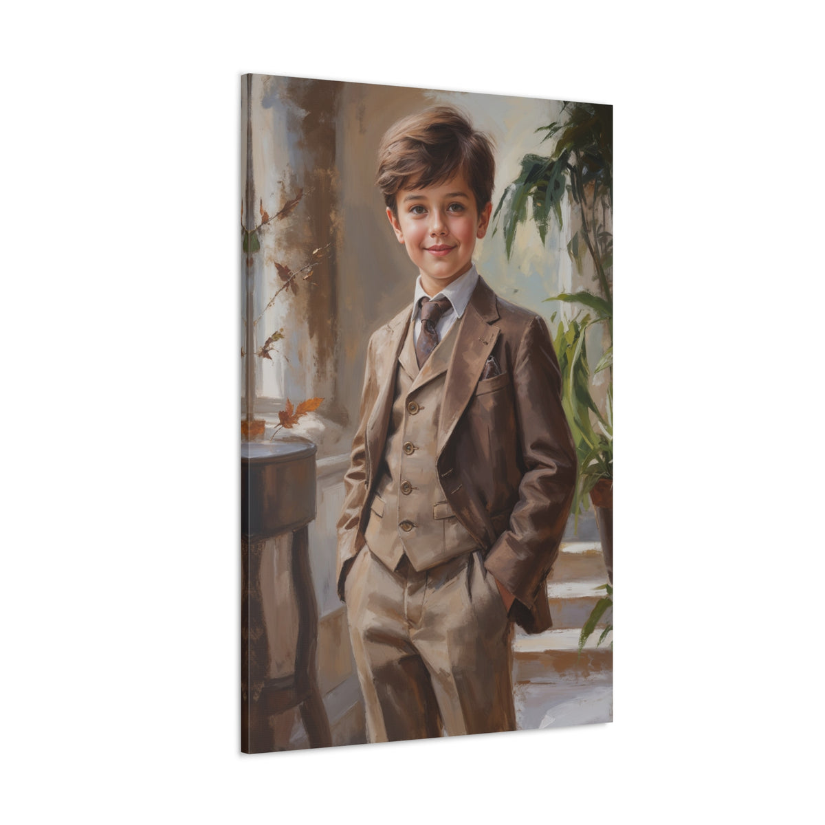 Dapper Child Portrait | Personalized Gift with Your Photos