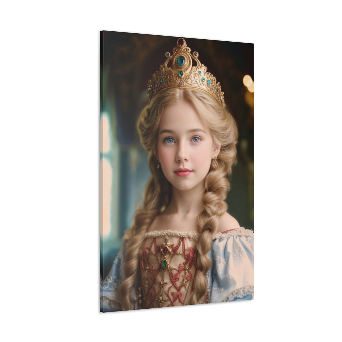 Elegant Royal Portrait | Personalized Gift with Your Photos