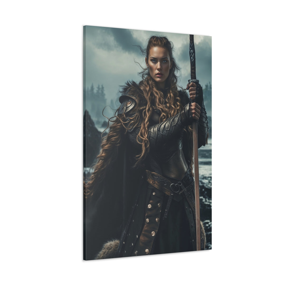 Shieldmaiden Spirit | Custom Portrait with Your Photos
