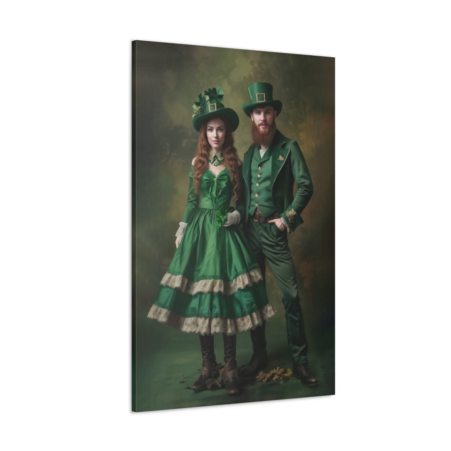 Saint Patrick’s Couple | Custom Portrait with Your Photos
