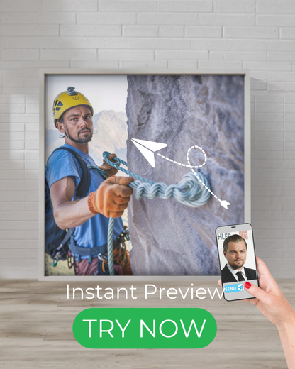 Custom traveler portrait climbing, Middle-Earth style man portrait