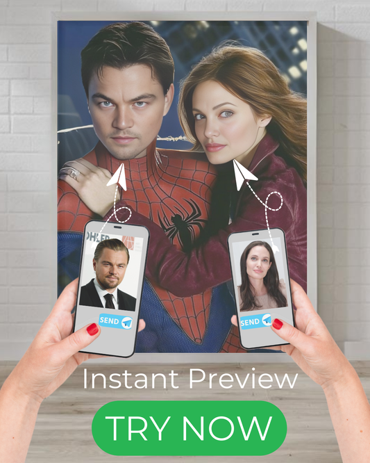 Custom portrait created from your uploaded photo, perfect personalized gift idea