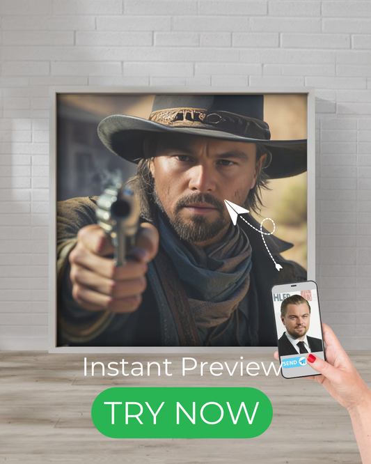 custom portrait Western Style Man Portrait