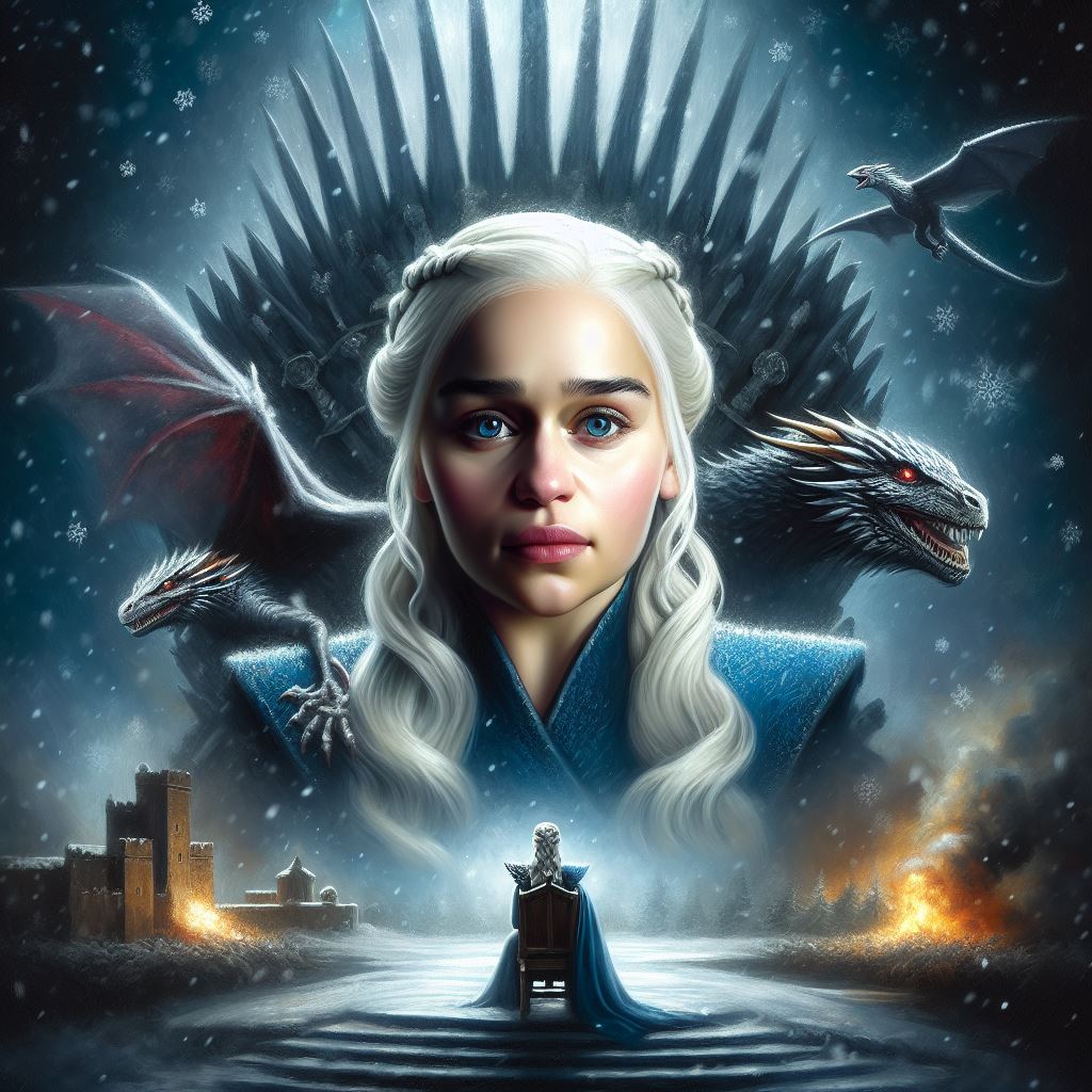 Dragon Queen Legacy | Custom Portrait with Your Photos