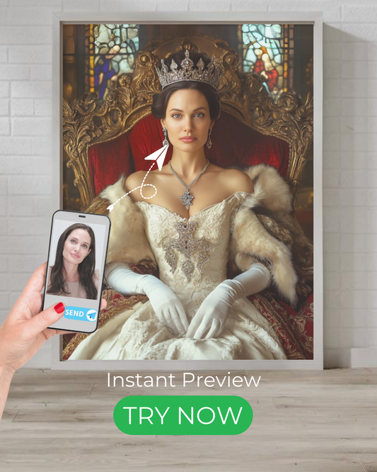 Queen's Grace | Personalized Gift with Your Photos