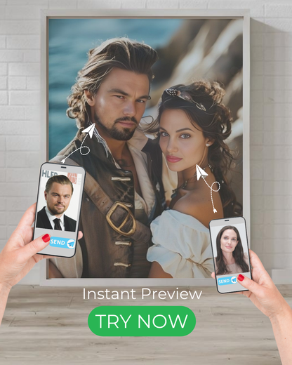 Pirate Passion | Custom Portrait with Your Photos