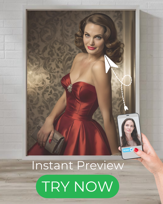 Retro Glamour | Personalized Gift with Your Photos